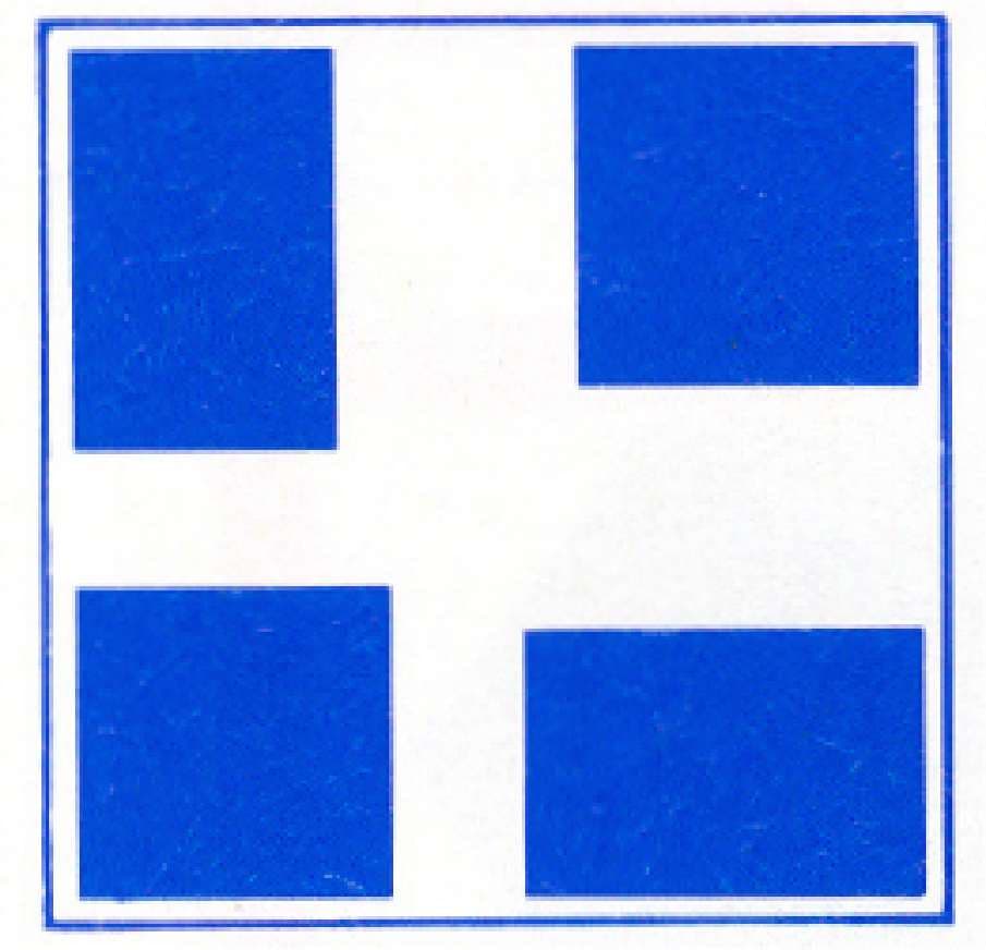 Verkeersteken E.10d: Nevenvaarwater (variant d)