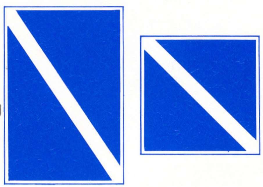 Verkeersteken E.11: Einde verbod/gebod/beperking