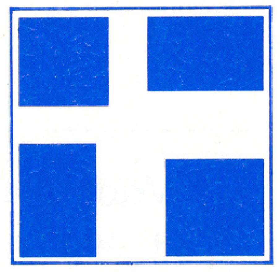 Verkeersteken E.9g: Hoofdvaarwater (kruising g)