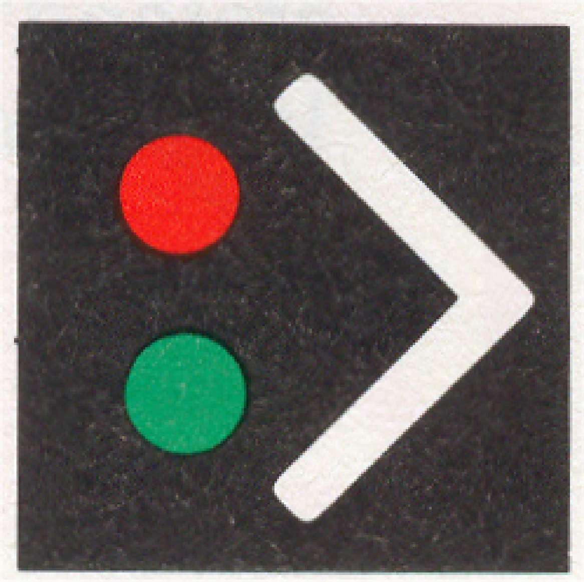 Verkeersteken F.2a: Richtingsaanduiding (havensignalen rechts)